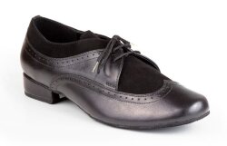 Мужская обувь для танцев стандарт DanceFox 047 кожа/замша
